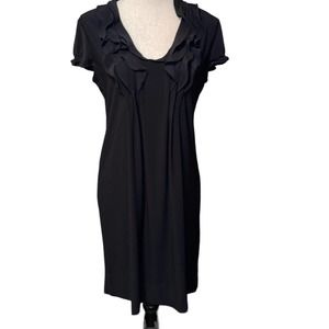 New Direstions Women’s Dress Cap Sleeve Ruffle Detail Size 10